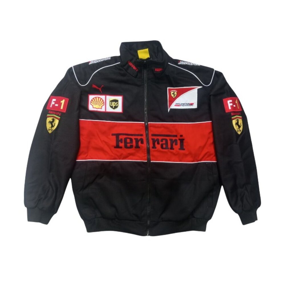 Vintage Ferrari NASCAR Style Jacket – Size L